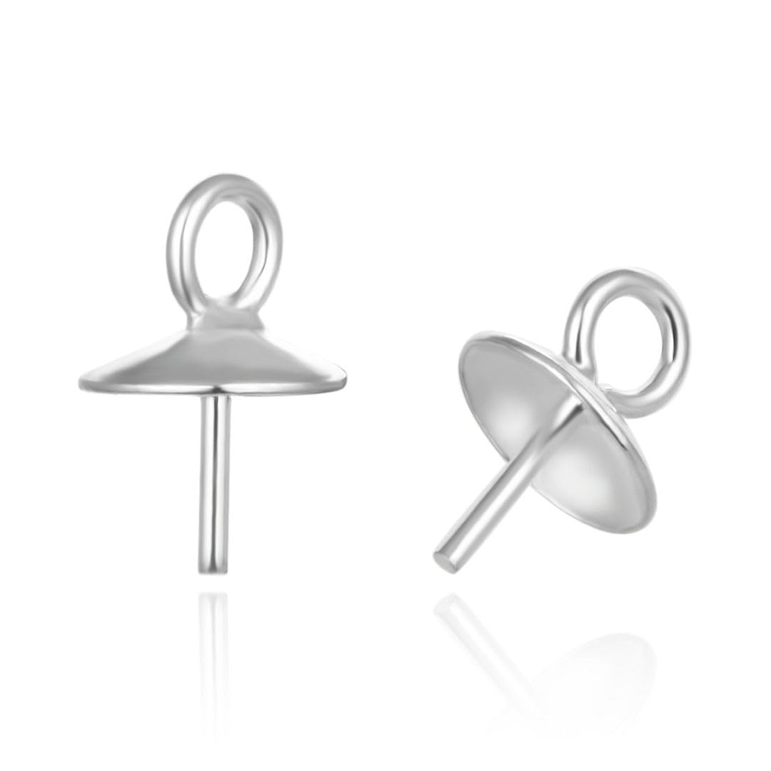 Adabele 925 Sterling Silver Angel Wings Heart Bead Cage - Jewelry Making Finding