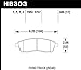Hawk Performance HB303Y.685 LTS Light Truck and SUV Street Brake Pads