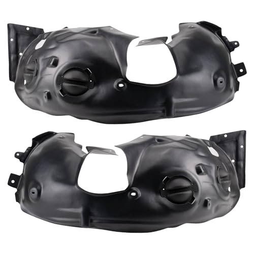 Image of TRQ Driver and Passenger Side Inner Fender Liner Set Compatible with 2009-2015 Mini Cooper Convertible 2011-2014 Clubman Wagon 2012-2015 Cooper Roadster Coupe