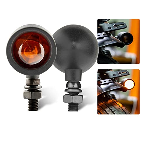 Clignotant clignotant lumières LED noir 10mm pour finitions Bobber