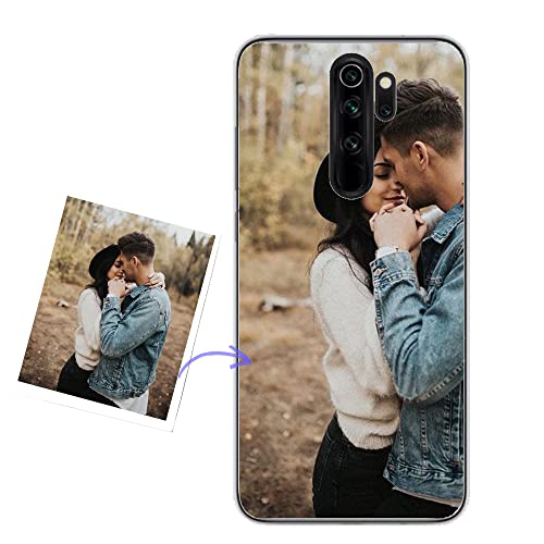Funda Xiaomi Redmi 9 Personalizada con Foto | Funda Personalizada Xiaomi Redmi 9 | Funda Transparente Xiaomi Redmi Redmi 9 con Dibujo Texto Flexible Carcasa Personalizada para Cover