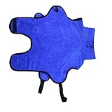 DHDM Dog Absorbent Bathrobe Pet Bathrobe Cats Quick Dry Microfiber Beach Towel for Large Medium Smal