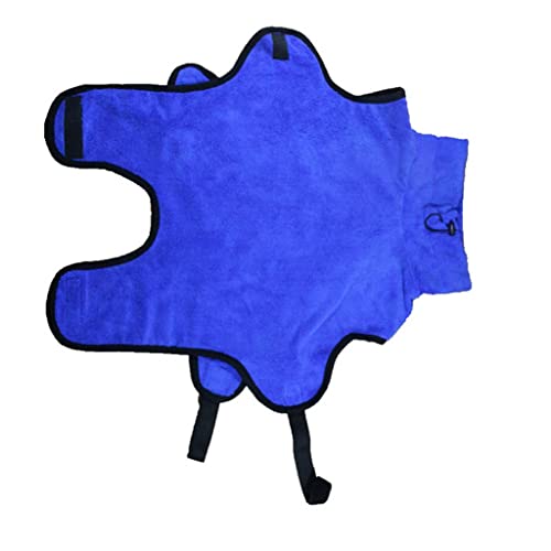 Dhdm Dog Absorbent Bathrobe Pet Bathrobe Cats Quick Dry Microfiber Beach Towel For Large Medium Small Dogs Fast Dry Dog Accessories (Color : Blue, Size : M Code) #TOP30