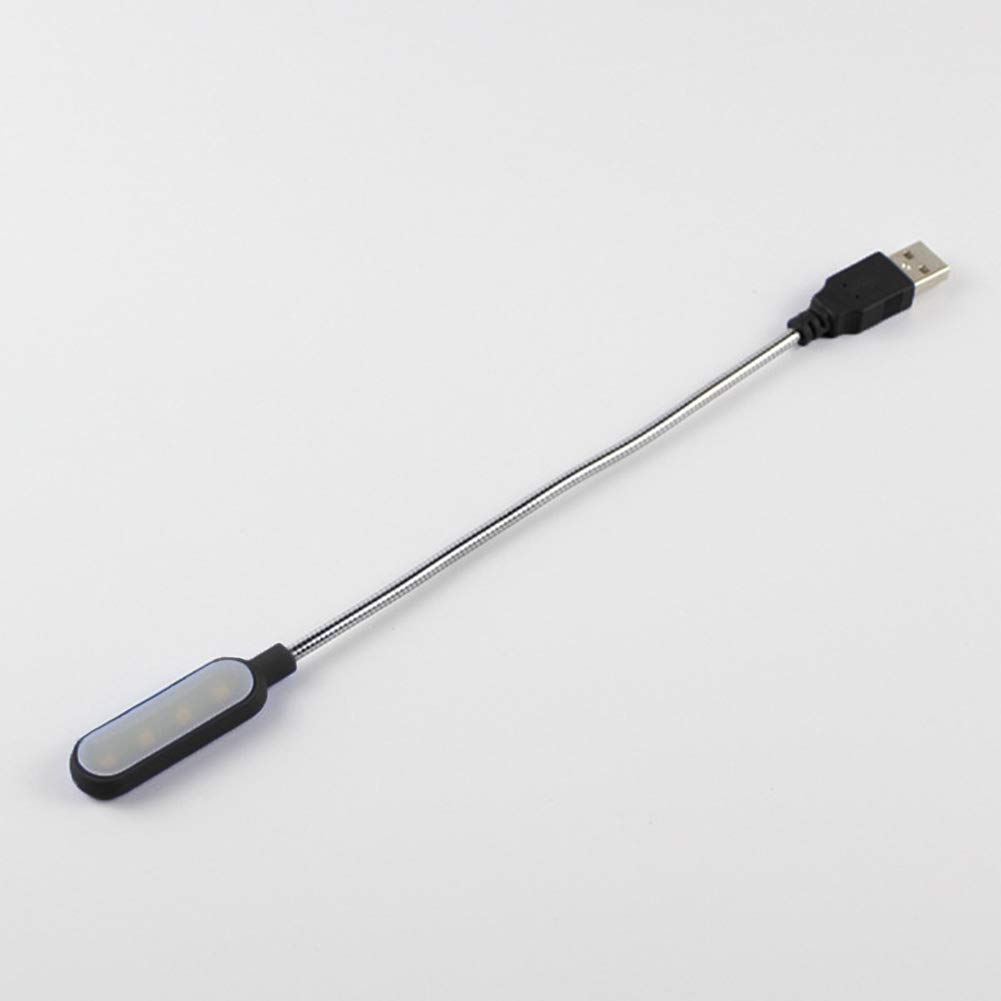 Lampada da Lettura USB, Mini Luce Notturna LED per Notebook, Porta USB, Computer Portatile, Desktop, PC e Tastiera