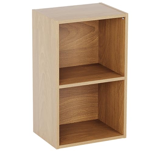 Vida Designs Oxford 2 Niveau Cube Bibliothèque, Moderne Space-Saving Meuble de Rangement for Salon, Chambre Or Bureau, Autoportant Exposition Shelf,...