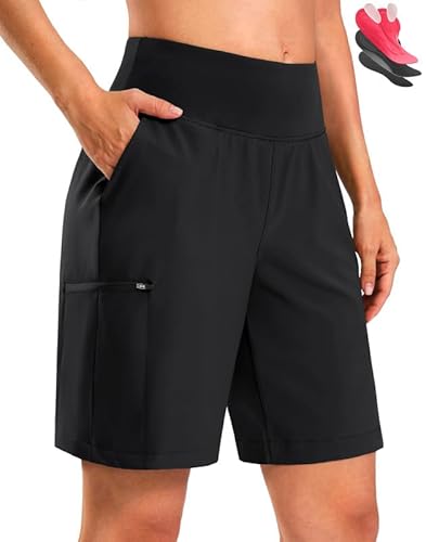 Bikewa Women's Mountain Bike Shorts 4D Padded Cycling Riding Biking Bicycle Biker Cycle Shorts for Women(Black,XL)