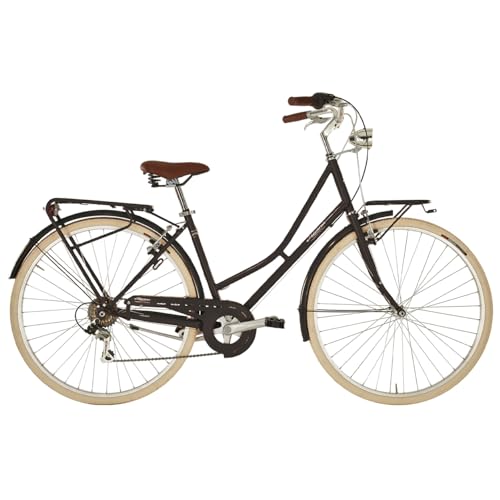 ALPINA Bicicleta de Viaje Mujer 46 cm Negra