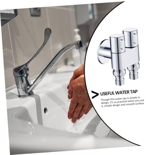 Vanne d'arrêt double commande 1/2-3/4 en acier multicouche pour plomberie - 6