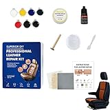 ✪【Réparer l'usure et la déchirure】L'réparation atteint 95%, évitant le coût énorme du remplacement du siège. Le kit réparation du cuir répare efficacement les brûlures, les rayures, les abrasions et les fissures vieillissement.