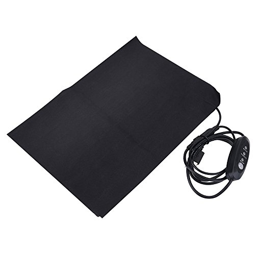 Calentador de tela eléctrica, almohadilla calefactora USB eléctrica de 5V 2A, almohadilla calefactora de ropa plegable, al aire libre, interiores y acampar, 24 * 17cm / 9.4 * 6.7in