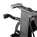 K&M - Konig & Meyer 19742.500.55 - Tablet Holder for Microphone Stand - Switch from Landscape to Portrait - Professional Grade for all Musicians - Studio or Remote Home Use - German Made - Black