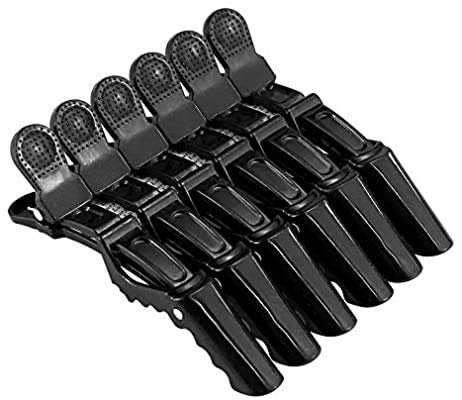 JAGMOOLYA Products 8PCS Professional Crocodile Plastic Hair Sectioning Clips Durable Alligator Hair Clip With Nonslip Grip & Wide Gator Big Teeth for Easy Styling Thick/Thin
