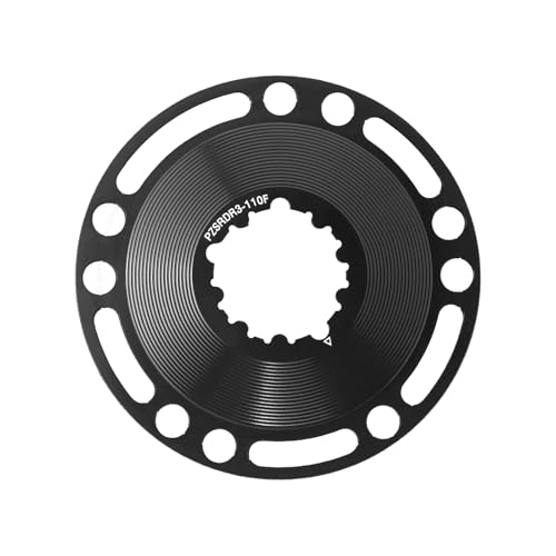 軽量の丸いテーパークランクセットチェーンホイールアルミニウム合金クランク自転車部品サイクリング効率自転車チェーンリングアダプターを強化する