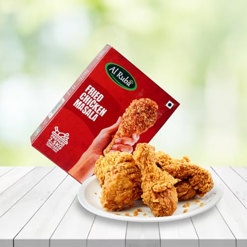 Image of AL Ruba Crispy Broasted Fried Chicken Masala To Prepare 2.5kg Chicken With Natural Herbs No Artificial Color (100g Pack of 3)