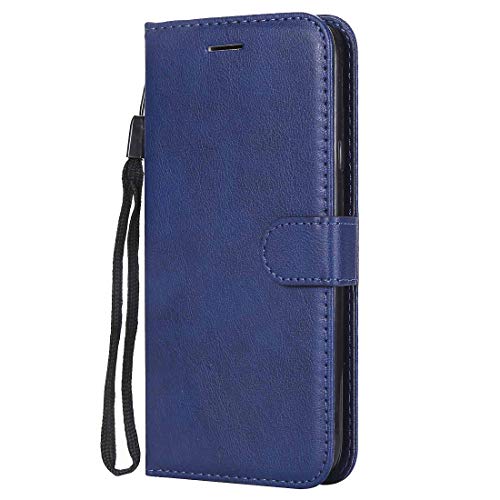 YIIZY Coque pour Sony Xperia 5 II Portefeuille Housse Cuir, avec Emplacement Cartes, Fonction Support, Protection Magnétique Silicone TPU Cover Etui Sony Xperia 5 II, Bleu