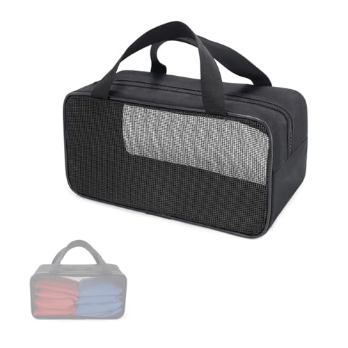 SCOTTCHEN Cornhole Bag Carry Case Carrying Pouch Accessories Utility Storage bag Black black bag only-1 Pack