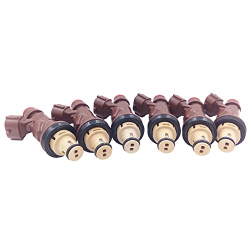 Jesben Fj585 6Pcs Set Fuel Injectors Nozzles 2 Holes Replacement For Tacoma 1998-2004 Tundra 2000-2004 4Runner 1998-2002 3.4L-V6 23209-62040 23250-62040 #TOP2