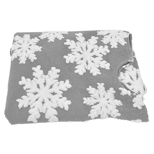 Saia para árvore de Natal Topyond – Padrão de floco de neve fofo – Tapete de árvore reutilizável cin