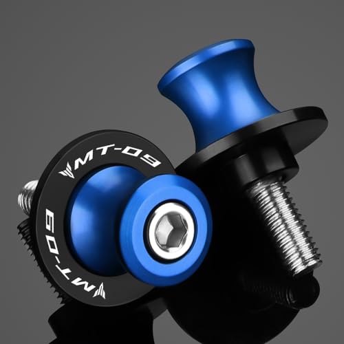 TREONK M6 Ständeraufnahme - Montageständer Adaptr Motorrad Prismabuchsen Bobbins Kompatible für MT09 MT-09 MT 09 2015-2024