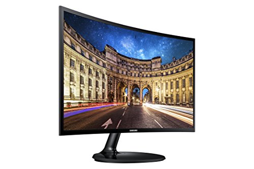 Image of Samsung 24-inch(59.8cm) FHD, 1800R Curved Monitor, VA Panel, Slim Design, AMD FreeSync, Flicker Free, HDMI, Audio Ports (LC24F392FHWXXL, Black)