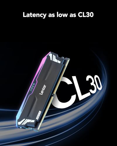 ARES RGB RAM DDR5 32GB Kit (16GB x 2) 6000 MHz, CL30-36-36-68 DRAM UDIMM a 288-Pin Memoria Desktop, Memoria per Computer da gioco per PC Supporta XMP 3.0/AMD EXPO, 1.35V (LD5BU016G-R6000GDLA) - RAM - Immagine 1