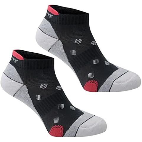 Karrimor Womens 2 pack Running Socks Footwear Accessories Ladies Mid Grey Ladies 4-8 Cover