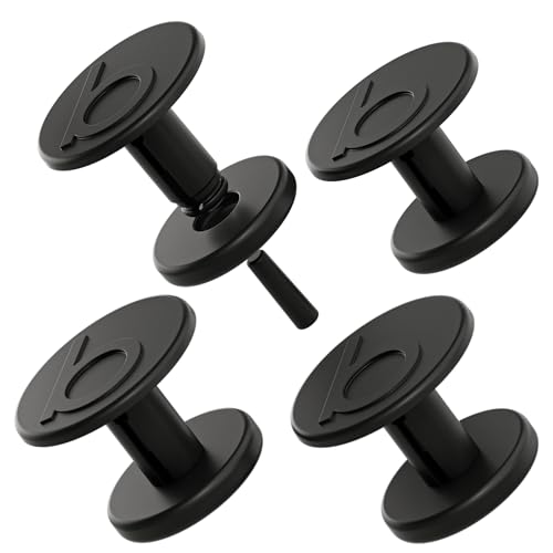 Replacement Buttons for Bogg Bag Handle Strap Hard Plastic 3D b Rivets Match New Bogg Bag Style Black Color Fits Original Baby and Bitty Totes Durable Replacement Accessories