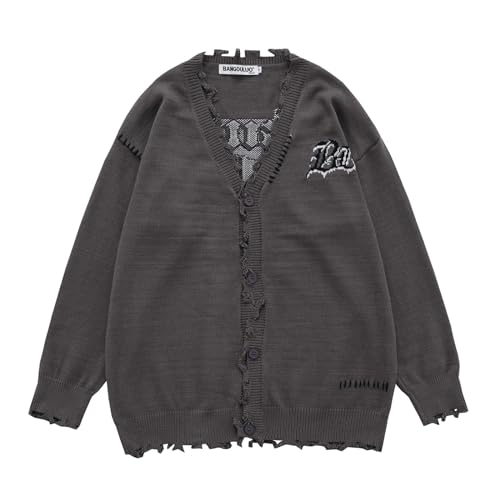Pull col rond confortable coupe large homme pour look moderne