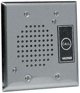 VALCOM VC-V-1072A-ST Talkback Doorplate Speaker - Stnless Stl White Box