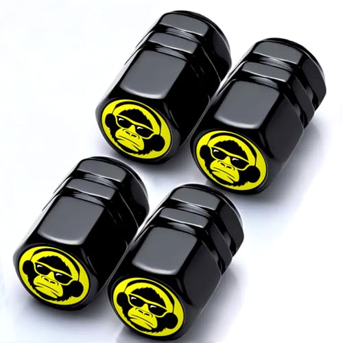 TRXYQ Gorilla Ape Valve Stem Caps