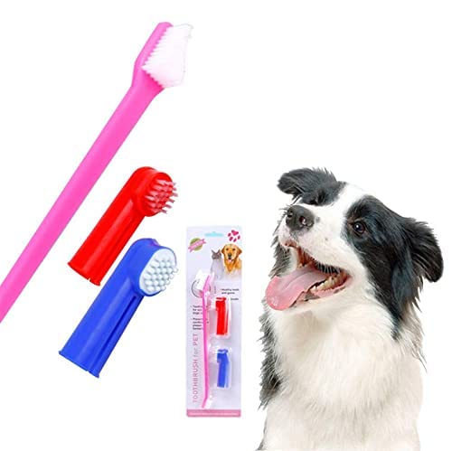 Pups&Pets 3 Pcs Soft Cleaning Dental Rubber Finger Toothbrush for Dogs (Multicolored) (B09TPS5VPQ) Amazon Price History, Amazon Price Tracker