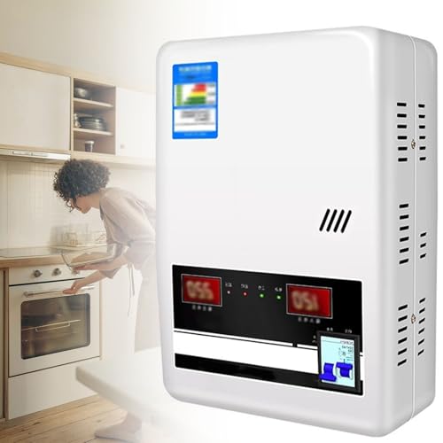 QUGURLID Automatic Voltage Stabilizer Voltage Regulato High Power Household Appliances Voltage Stabilizer Single Phase AC Voltage Transformer Voltage Range: 120-280V (20000W)