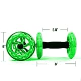 1UP Dual Ab Roller Wheels