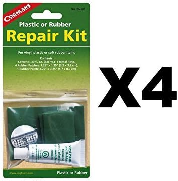 Coghlan 'sプラスチックまたはゴム修理キットW / 0.3 FLオンスラバーパッチ( 3 - Pack )
