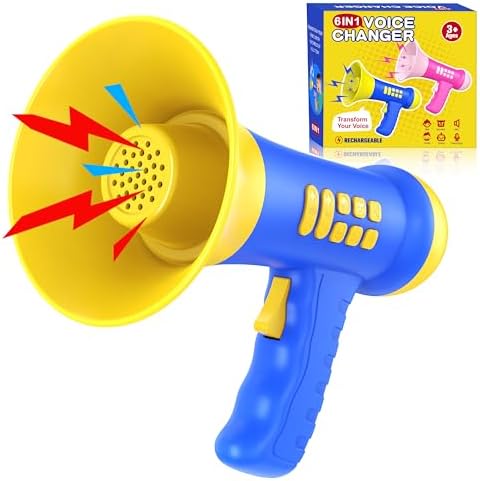 Rechargeable Voice Changer for Kid, Mini Megaphone,Toys for 3,4,5...