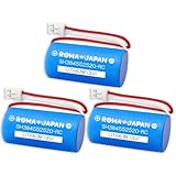 ロワジャパン SH384552520 住宅火災警報器 パナソニック対応 交換用 リチウム電池 互換 3個 ねつ当番 けむり当番 シール付