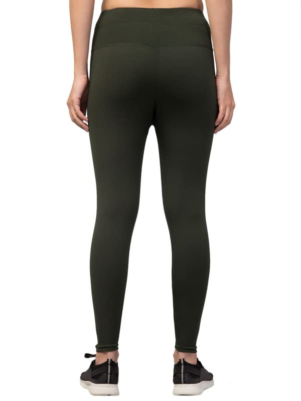 Image of BLUECON Gym wear Leggings Ankle Length Workout Pants | Stretchable Tights | Mid Waist Sports Fitness Yoga Track Pants for Girls & Women (Pack of 2)