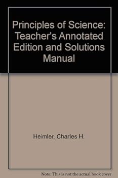 Paperback Principles of Science: Teacher's Annotated Edition and Solutions Manual Book