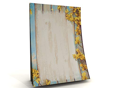 Notizblock A5 | Sommer, Blumen, Erholung Motivpapier Block | Landhaus | 50 Blatt, 90g/qm | Schreibnotizblock | Notizblock | Schreibblock A5 | Paperandpicture Cover