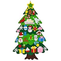 Amazon.co.jp: DIYライト付きフェルトクリスマスツリーセット