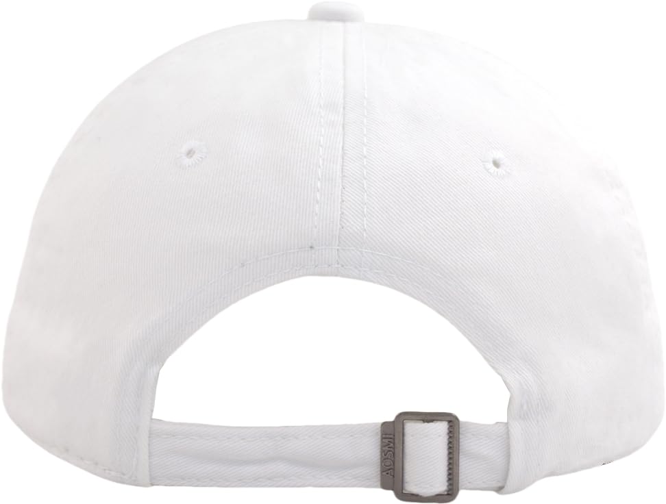 Image of Vintage Washed Cotton Baseball Caps Men Women Adjustable Unstructured Low Profile Dad Hat