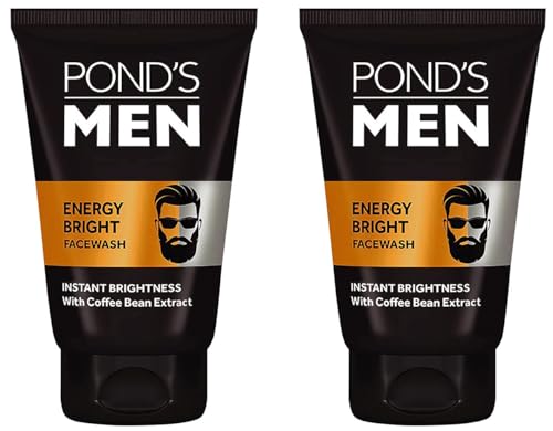 Men Energy Bright Anti-Dullness Facewash With Coffee Bean, 100 g (Pack of 2)