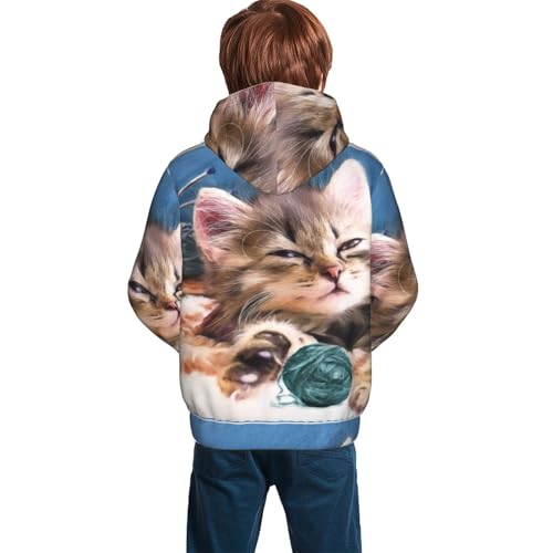 Pug dog Yoga Kid Hoodies Boys Sweatshirts Girls Pullover with Pocket4