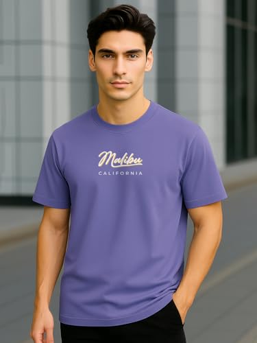 Image of Nobero Men's Regular Graphic Printed T-Shirt for Men | Soft Cotton | Classic Fit | Printed Casual Tshirt for Men