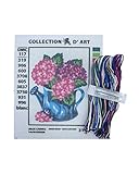 TOMASELLI MERCERIA Quadretto Canovaccio Kit Mezzo Punto Aida + Matassine + Ago Disegno Fio...