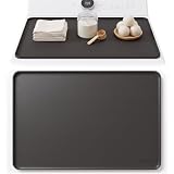 SEIRI 1 funda para lavadora y secadora para la parte superior, protector de carga superior para lavandería y cocina (gris oscuro)
