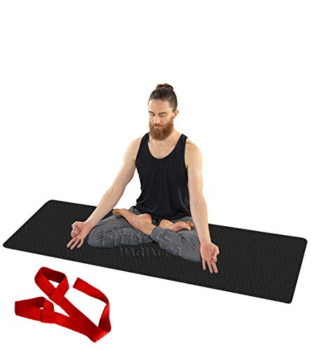 Fitness Mantra® Yoga Mat For Gym Workout And Yoga Exercise With 6MM Thickness, Anti-Slip Yoga Mat For Rs. 199 @ 87 %