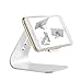 InzhiRui Micro-suction Mobile Phone Desktop Stand Mount Holder Stander Cradle Compatible With All iPhone (iPhone 5 5S 6 6S Plus) and Samsung Galaxy Tab S5 S6 Edge Note 2/3/4(Silver)