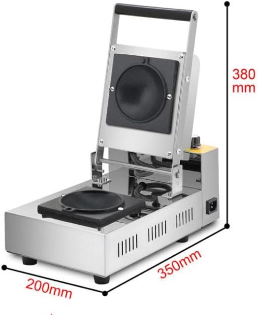Miniatura 4 de Panini Press Sandwichera, parrilla eléctrica de interior de 1000 W con ollas antiadherentes de doble cara, control preciso de temperatura, abre 180
