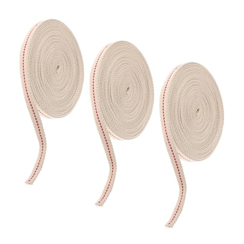 Happyyami Long Lighting Oil Lamp Wicks Cotton Burner Wicks Rolls Safe Non-Smelly for Kerosene Lanterns